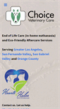 Mobile Screenshot of choicevet.com