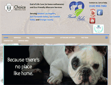 Tablet Screenshot of choicevet.com